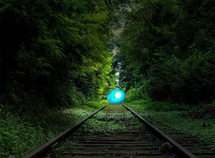 The bright object that appeared above the train tracks in Gurdon, Arkansas, is an unusual phenomenon.