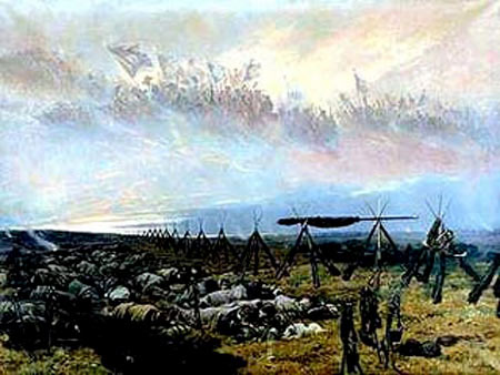 The mystery of the battles in the sky.